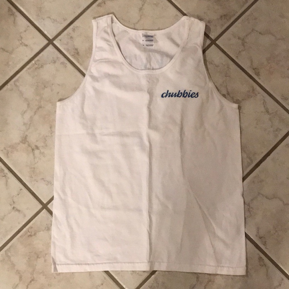 Chubbies tank made by gildan